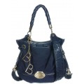 Le Brigitte Bardot De Lancel Sac Soldes Bleu Nuit